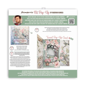 Stamperia Pop Up Kit 12x12 Inch House of Roses Tunnel (SBPOP05)